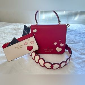 Kate Spade Sweet Heart Crossbody Bag & Wallet